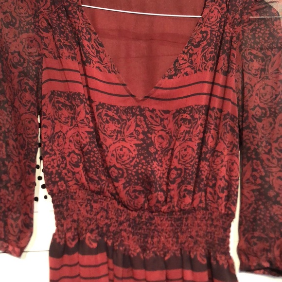 Printed chiffon mini dress - Picture 3 of 4